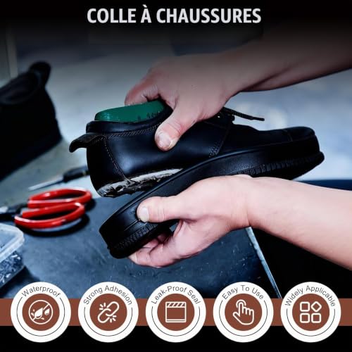 AllisWay 170g Colle pour Chaussure, Extrêmement Flexible, Imperméable – vue 2