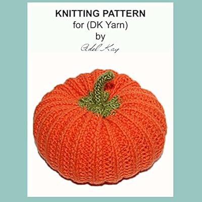 Hallow Halloween Spooky Orange Pumpkin DK Yarn Toy Knitting Pattern