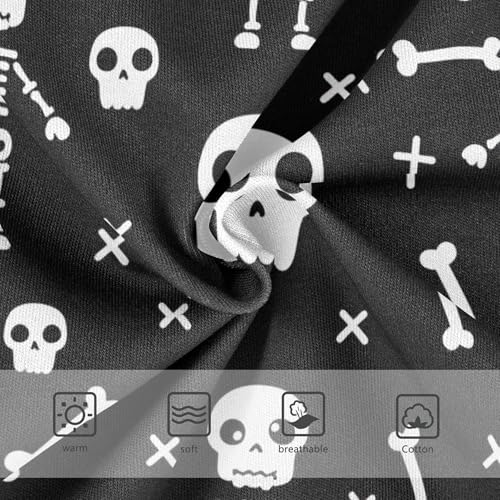 Halloween Cute Cartoon Skeletons Cute Panties Girl Toddlers Underwear Floral Cotton Artistic Briefs Girls Undies 2t3