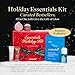 medicube Essentials Holiday Kit | 6-in-1 Mini Skincare Gift Set | Amazon Exclusive Trial Sizes for Radiant Skin | Travel Kit & Stocking Stuffers with Cleansing Oil, Toner Pads, Serum, Cream & Mask