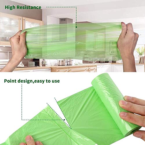 Image of Small Trash Bags Biodegradable, Magesh 4 Gallon Trash Bag /Garbage Bags, Extra Strong 150 Count Small Garbage Bags 4 Gallon Leak-proof, Unscented for Bathroom Bedroom Office Kitchen