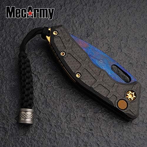 Miniatura 2 de MecArmy FFT cuentas de titanio para equipo EDC, cuchillo, para linterna, 3 estilos, con paracord tejido para bricolaje