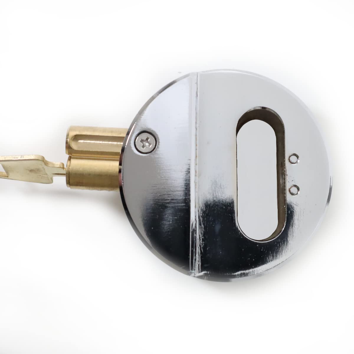 Trade Quality-Lucchetto e cerniere rotonde LK107, 73 mm