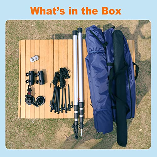 Gotidy Car Awning Camping Tent, Waterproof Car Awning Sun Shelter With Awning Wall Extension, Pop Up Camper Awning For Suv Truck Van Rv Campers And More #TOP6