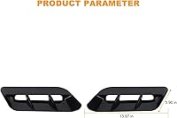 Vista 2 de Cubierta de ventilación de salida de aire para capó de automóvil, decoración del motor, accesorios exteriores para Dodge Challenger 2015-2022