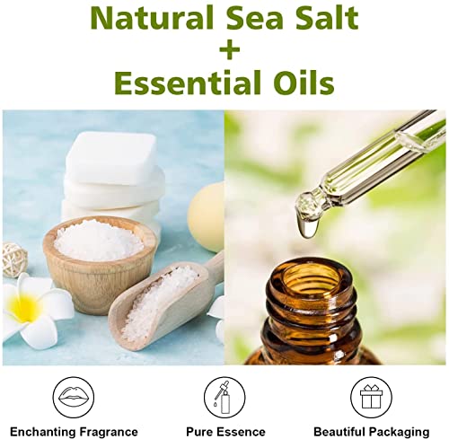 Mosteck Rainbow Bath Bombs 6.35Oz × 2-Pack Large Size, Gifts For Women/Kids, Moisturizes Skin Contain Organic Ingredients, Natural Essential Oil #TOP4