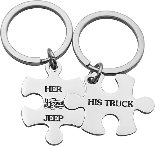 CHENVA Llavero de coche para niña, regalo de acero inoxidable, llavero para coche, accesorios de Wrangler para amantes de los coches