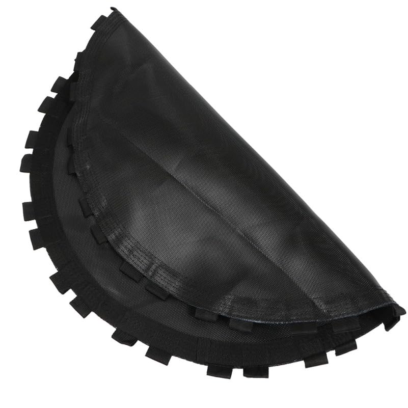 HOMOCONO Heavy Duty Black Jumping Trampolines Mat Replacement 30 Hooks