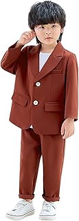Conjunto de traje para niño con pantalones, traje de dos piezas, chaqueta de un solo pecho, ropa festiva, traje de boda, ropa formal, traje de comunión, elegante traje de bautizo para niños