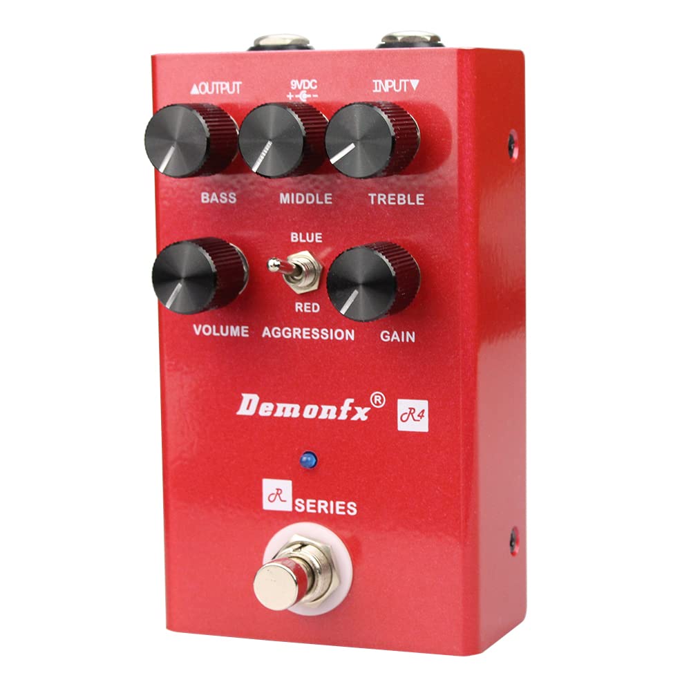 新品 Demonfx R4 (Revv G4 DSクローン) ディストーション Amazon.com: Demon FX Revelation 4 Distortion with Toggle