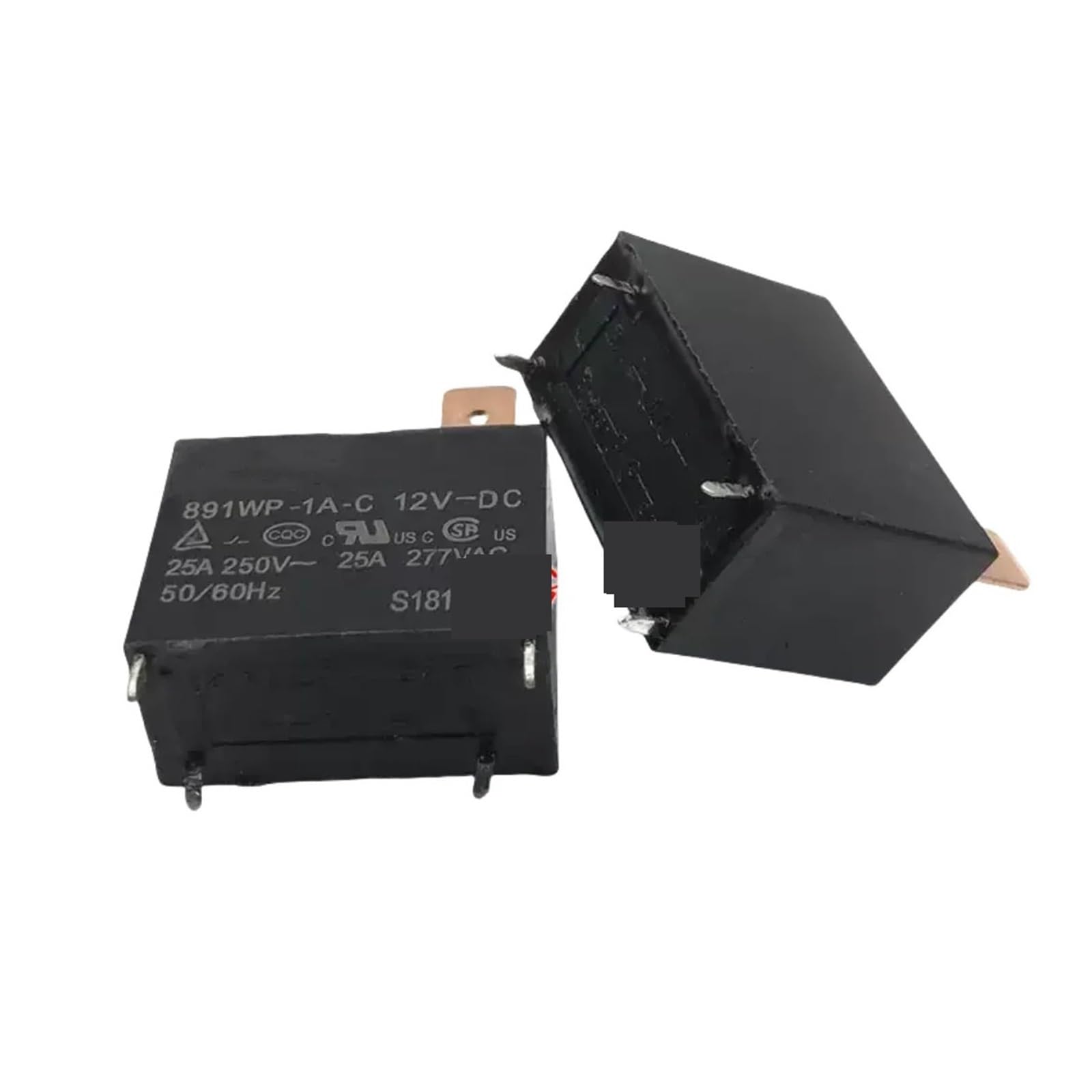 Relé de potencia 891WP-1A-C 12VDC con 4 pines y alta resistencia al desgaste