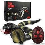 FauKait Remote Control Snake Toy RC&Robot Electric Snake Toy Fast Moving of Fake Rattlesnake Christm