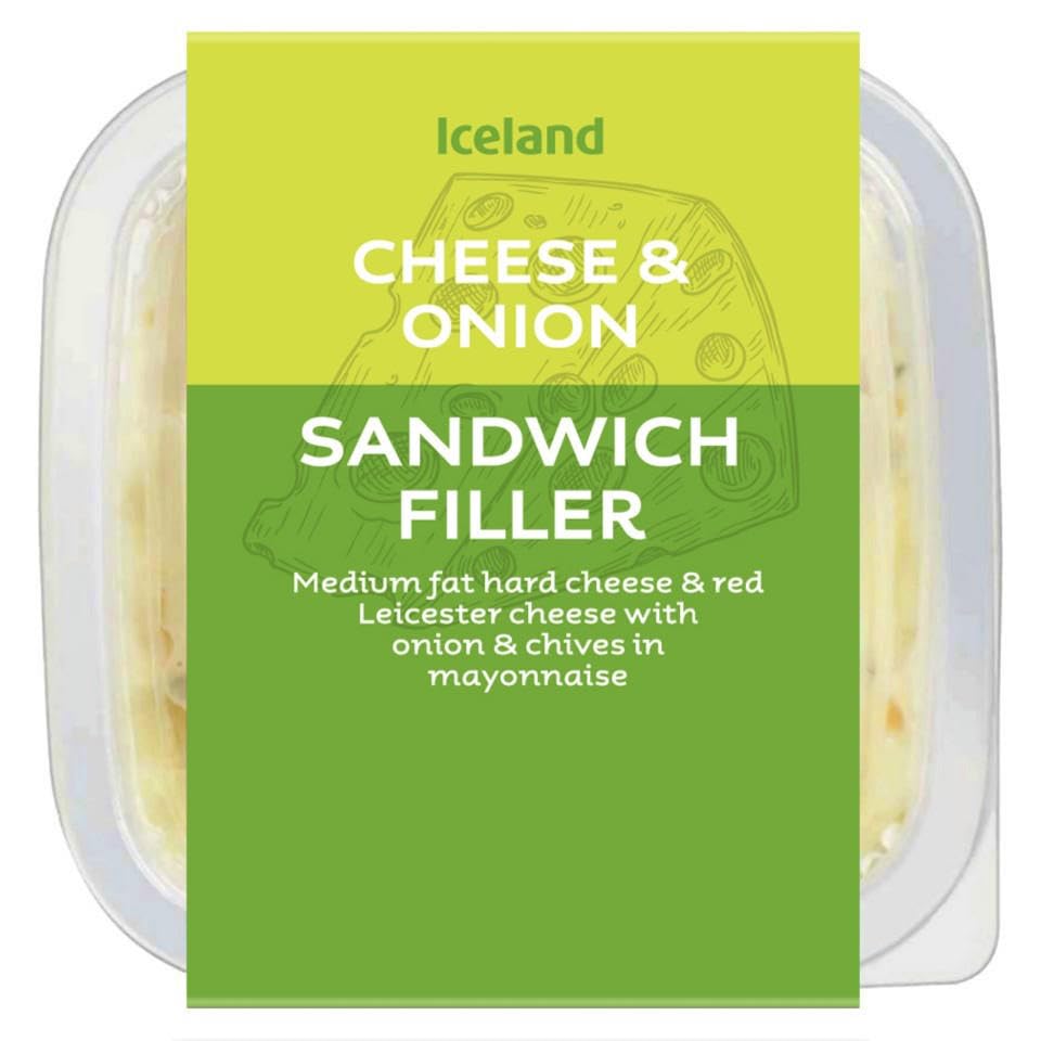 Iceland Cheese & Onion Sandwich Filler 250g