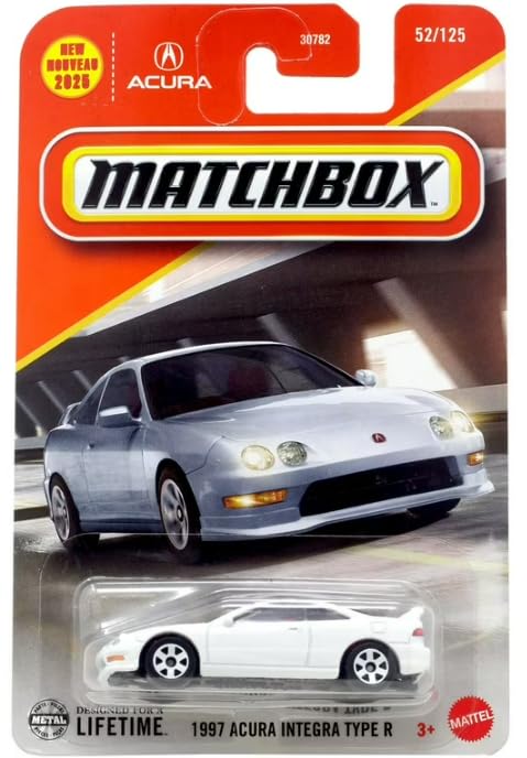 Matchbox Acura Integra blanco escala 1:64 1997 miniatura 1