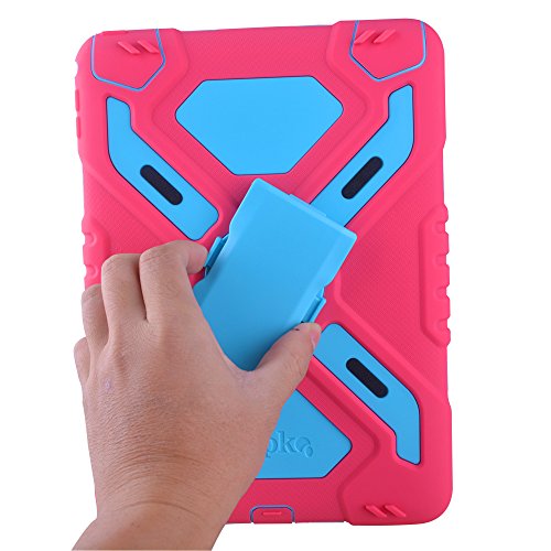 Pepkoo PARTS Hot Newest Pepkoo Ipad 6 / Ipad Air 2 Case Silicone Plastic Kid Proof Extreme Duty Dual Protective Back Cover thumb #4