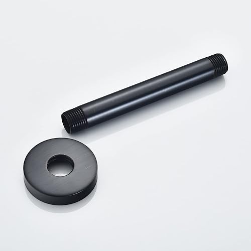 Miniatura 5 de RP61058-RB para brazo de ducha montado en la pared de techo antifugas de 6 pulgadas y brida para estándar americano, bronce veneciano