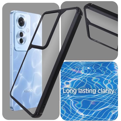 Image of A rtistque Hard Clear Back Cover Case for Oppo F25 Pro 5G | Shockproof TPU | Acrylic Armor Case for Oppo F25 Pro 5G | Stylish Protective Design - Transparent