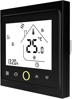 Wireless Tuya WiFi Smart Thermostat For 2 4 Pipe Central Air Conditioning 3 Speed Fan Coil Unit Temperature Controller Alexa(2 Pipe Wifi)