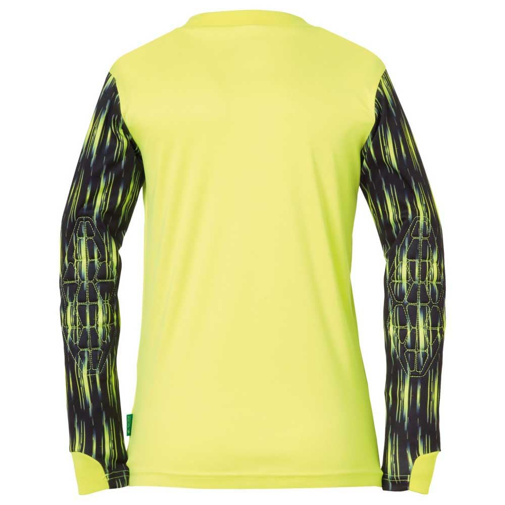uhlsport GOALKEEPER SET Junior, młodzieżowy bramkarz, zestaw do piłki nożnej, wyściełanej koszulki i spodni, kompletny zestaw dla młodzieży Mężczyźni Uhlsport Reaction Goalkeeper Set Junior