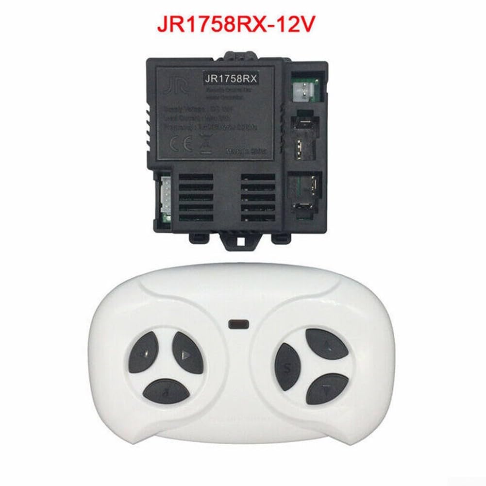 HY JRRX12V 6V 24V Boîtier de contrôle pour voiture électrique pour enfants, compatible avec récepteur à distance (JR-RX-6V HY JRRX12V 6V 24V Boîtier de contrôle pour voiture électrique pour enfants, compatible avec récepteur à distance (JR-RX-6V