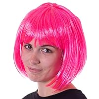 Algopix Similar Product 1 - Neon Pink Bob Halloween Costume