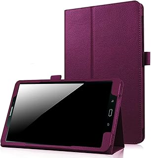 EKVINOR Case for Galaxy Tab A 8.0 2017 Model T380, Premium PU Leather Protective Stand Cover for Samsung Galaxy Tab A 8.0 Inch 2017 Release (SM-T380/SM-T385) - Purple