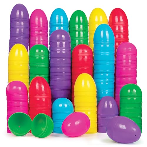 Giraffe 2100Pk Plastic Easter Eggs (bulk) empty fillable eggs