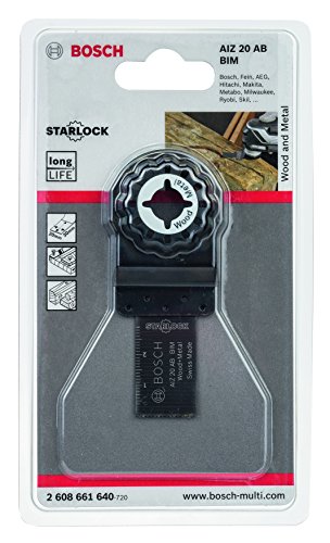 Bosch Lâmina De Serra De Imersão Para Multicortadora Bim Aiz 20 Ab Wood And Metal 20 X 30 Mm