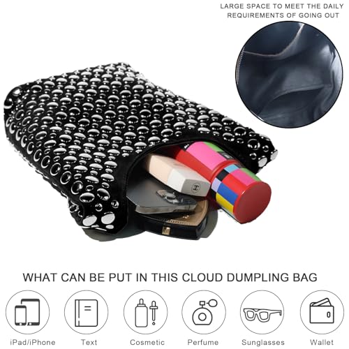 Bolso tote tejido a mano para mujer, bolso de hombro para playa y viaje, con asa superior y cierre magnético, antirobo miniatura 3