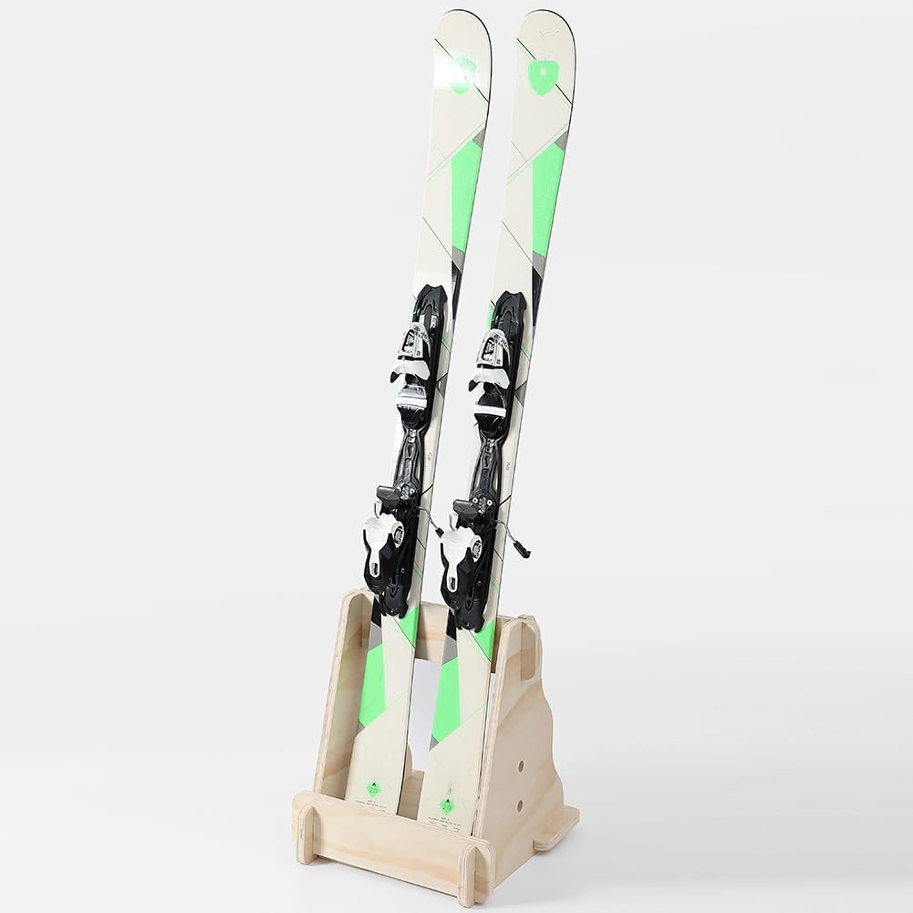 Wooden Snowboard Rack, Single Solid Wood Skateboard Display Stand, Freestanding Snowboard Storage Holder, Home Gym Single Ski Storage Rack, Shortboard and Longboard Organizer Floor Stand