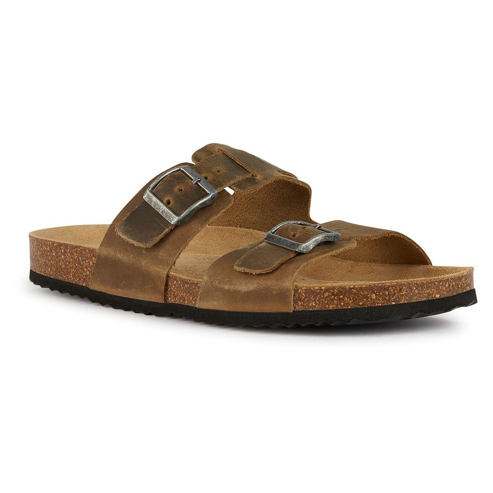 Geox Men's U Sandal Ghita BSANDALS, Sage, 9 UK