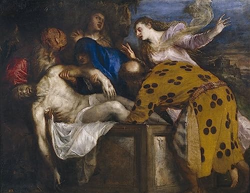 Tableau la Mise au tombeau du Christ de Tiziano Vecelli posters et art mural chambre 60x90
