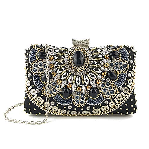 Lanpet Women Clutches Crystal Rhinestone Evening Handbag Chain Strap Shoulder Bag #TOP17