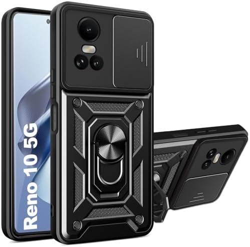 PEIYE Cover per Oppo Reno 10 5G / Reno 10 Pro 5G - Custodia Antiurto in Silicone Morbido, con Bordo Elettroplastificato e Carta Glitter Integrata, Case -Rosa Gradiente