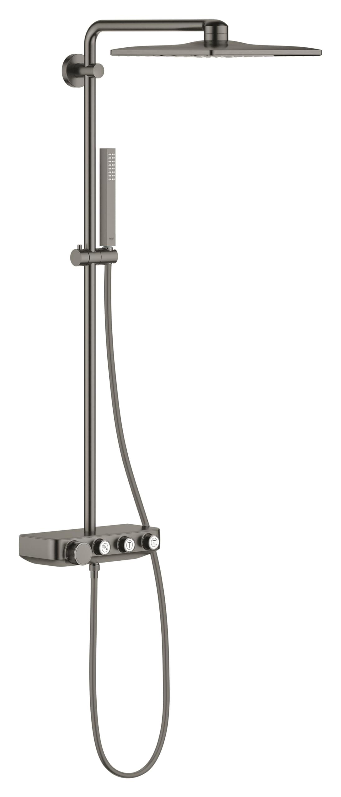Grohe EUPHORİA SMARTCONTROL SYSTEM 310 CUBE DUO DUVARA MONTE TERMOSTATİK BATARYALI DUŞ SİSTEMİ - 26508AL0
