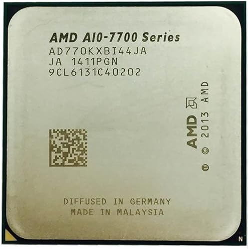 LANCHY AMD A10-Series A10-7700K CPU Usado 4-Core 4-Thread Procesador de escritorio 3.4 GHz 4M 95W Socket FM2+