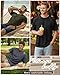 Neer 3 Pack Big and Tall Shirts for Men with Pocket XL-5XL Plus Size Crew Neck Raglan Short Sleeve Summer Casual T Shirts Tee(Army Green, Dark Gray, Black,5XL)