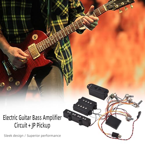 Micro JP et circuit amplificateur de basse pour guitare électrique HUIOP
