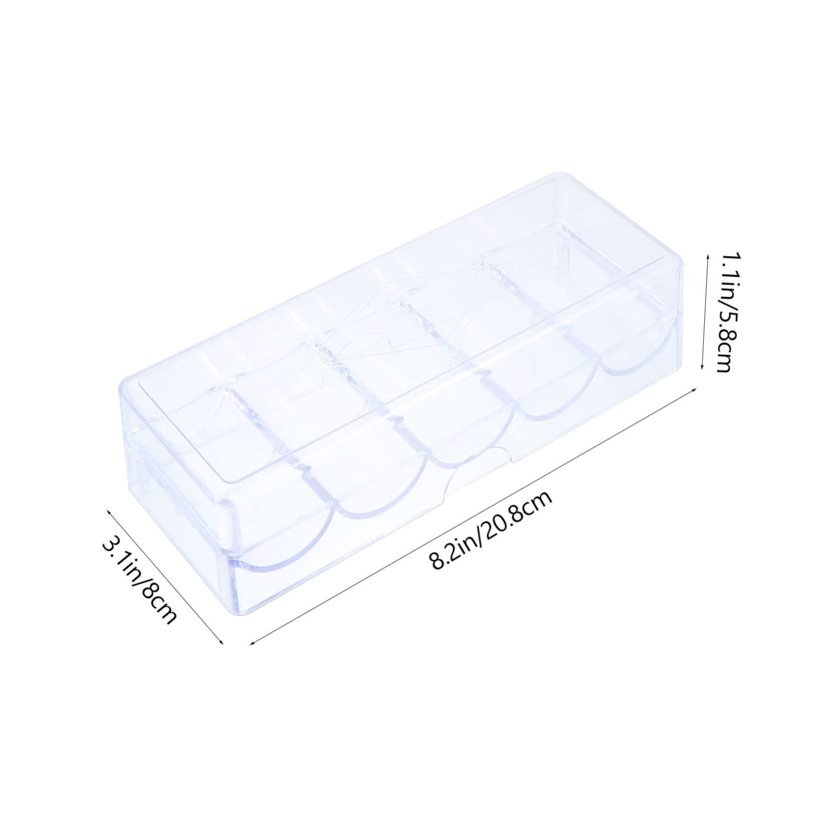 BESTonZON Boîte De Rangement Compacte pour Perles – Contenant pour Jetons De Poker pour Mahjong Jeux De Cartes Idéal pour Les Voyages