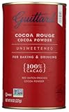 E Guittard Cocoa Powder&comma; Unsweetened Rouge Red Dutch Process Cocoa&comma; 8oz Can