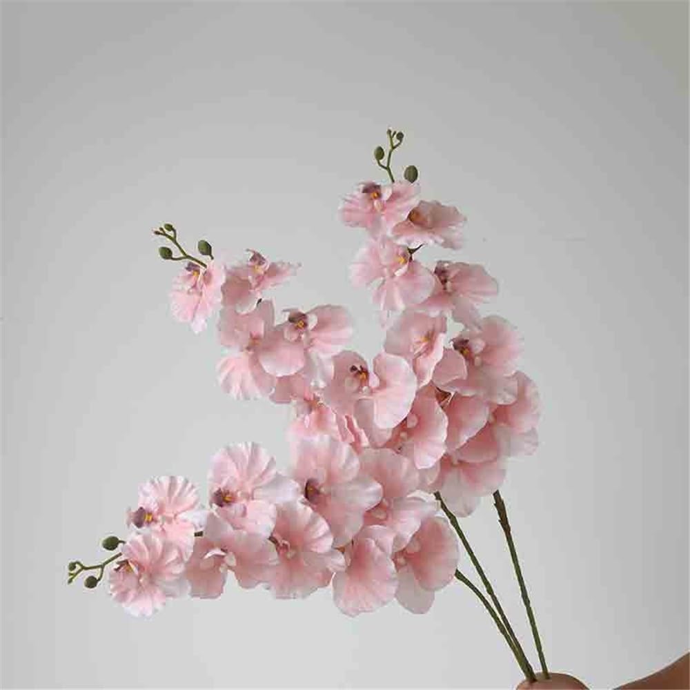 Party Rosa Einzelne Phalaenopsis Simulation Gefälschte Blumen Wohnzimmer Anordnung Dekorative Garten