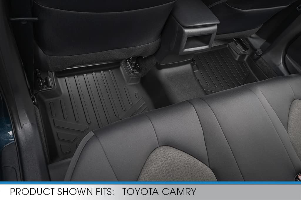 SMARTLINER Custom Fit Floor Liners - All Weather Floor Liners - 2nd Row Liner Only - Fits 2018-2024 Toyota Camry - Image 2