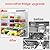 SMRCAD Fridge Organizers and Storage, 8 Pack Clear Freezer Organizer Bins with Lids for Kitchen, Pantry, Refrigerator, Food, Fruit, Vegetable Storage (8 Bins (Include Pull Out Drawer))