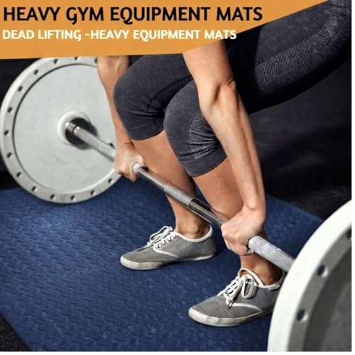Image of 1 Inch /25mm Gym Floor mat Rubber for Heavy Workout Puzzle Floor mat for Home Exercise, Gym Equipment mat Interlocking Eva Foam Flooring Rubber Tiles Yoga, Kids Gym Mats for Floor