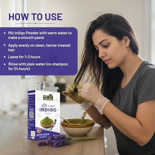 Image of Natural Henna and Indigo Powder Combo for Hair Black 200g | Ayurvedic Herbal Haircare Products for Natural Hair Coloring, Conditioning, & Healthy Shiny Hair