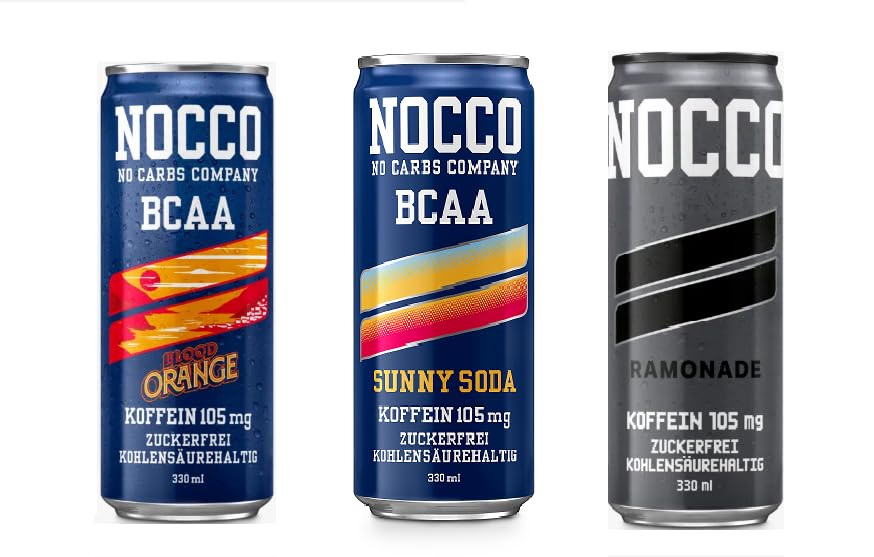 NOCCO BCAA Drink Variety Pack - No Carbs Company Fitness Drink
