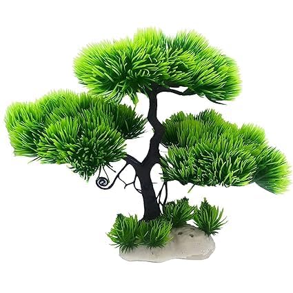 GAURVI ENTERPRISES Plant for Aquarium Artificial Plastic Bonsai Plant Fish Tank Ornament Tree Decoration (Green 1) (B0D5HGWVN2) Amazon Price History, Amazon Price Tracker