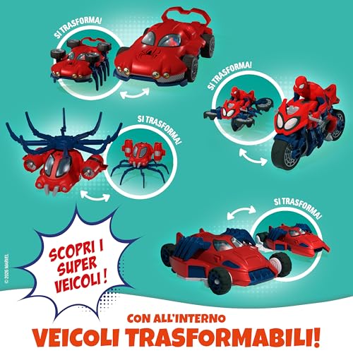 GranSorpresa Maxi Spider-Man, Uovo di Pasqua 2026 di Finissimo Cioccolato al Latte con Sorpresa Marvel Spider-Man, 220 g - Gadget - Immagine 4