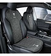 TOPABYTE Tesla Model 3 Highland 2024 için ön koltuk kılıfları nefes alan iç araç koltuk minderi...