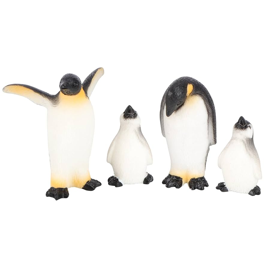 Amazon.co.jp: 4本 セット ミニペンギンのおもちゃ ペンギン